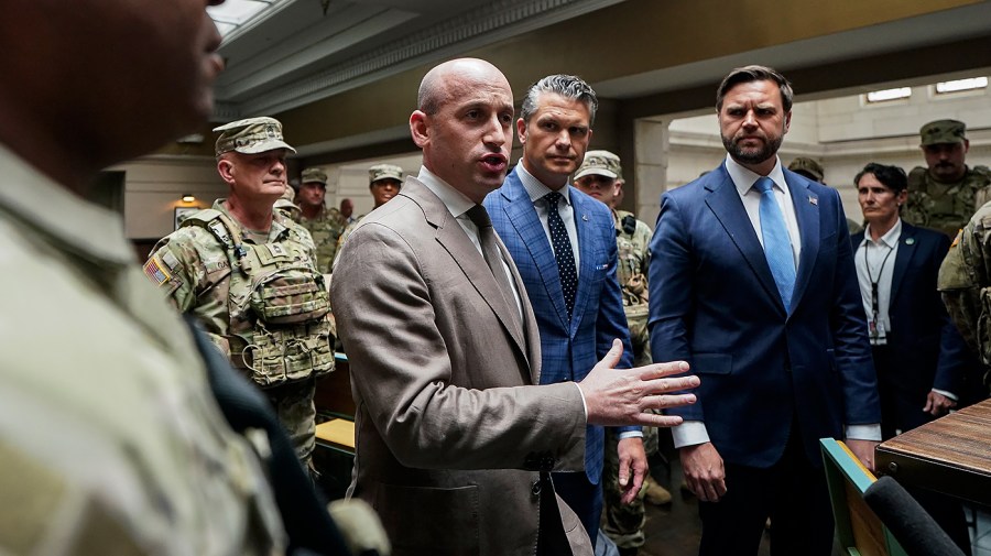 Stephen Miller is central to Trump’s effort to address crime in DC.