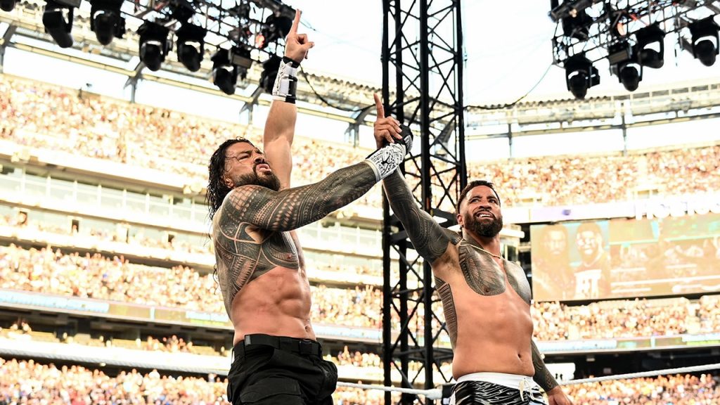 SummerSlam 2025: Jey Uso and Roman Reigns defeat Bron Breakker and Bronson Reed