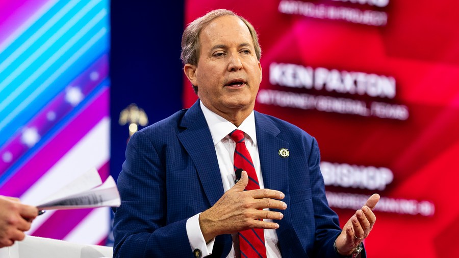 Supportive PAC shares ad highlighting Paxton's reaction to Texas redistricting conflict
