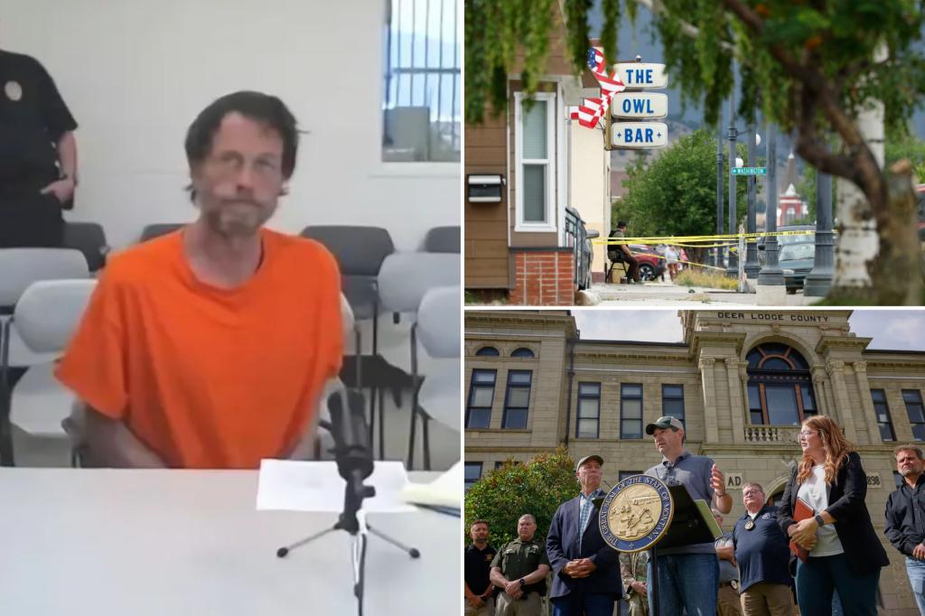 Suspect in Montana bar shooting, Michael Paul Brown, who eluded capture for a week, is charged with four counts of murder.