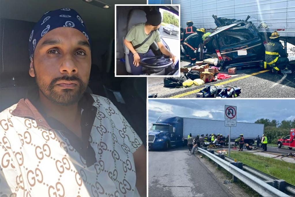 Suspect in fatal Florida crash, an illegal migrant truck driver, received a work permit under Biden after being turned down by Trump: DHS