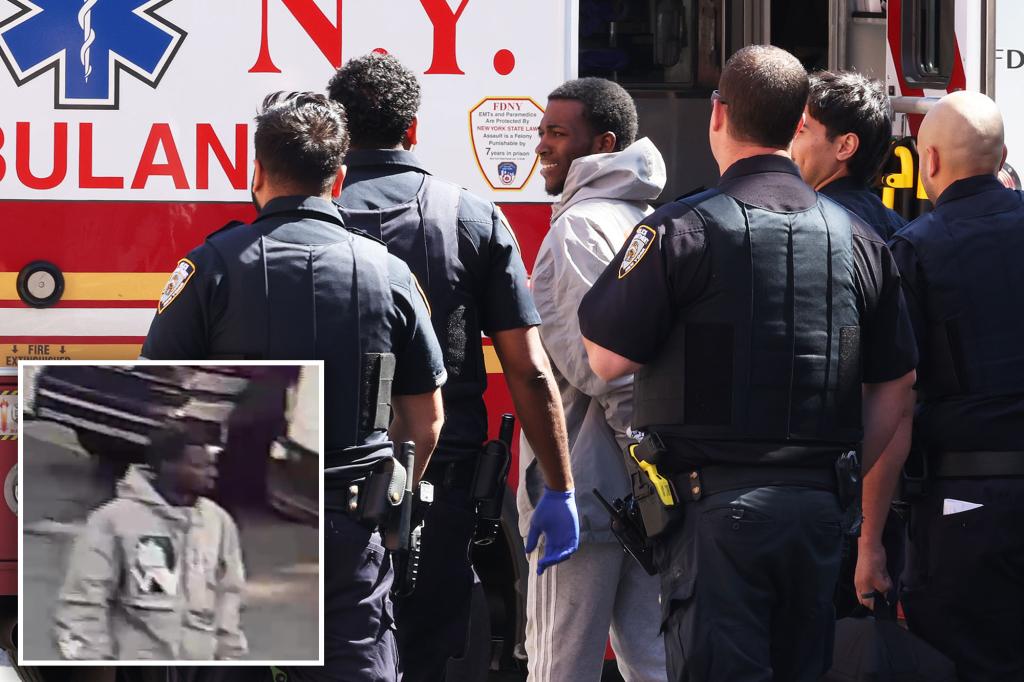 Suspected carjacker from Queens experiences a health incident at NYPD precinct: images