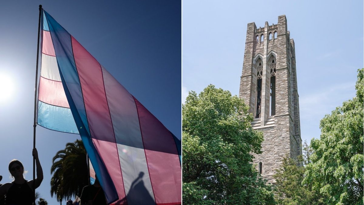 Swarthmore College reacts to the lawsuit filed by transgender athlete Evelyn Parts.