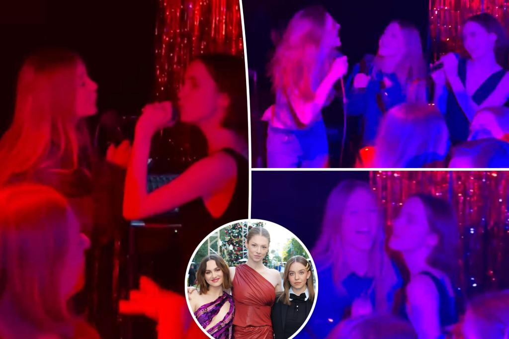 Sydney Sweeney addresses American Eagle ad criticism during karaoke night with 'Euphoria' castmates