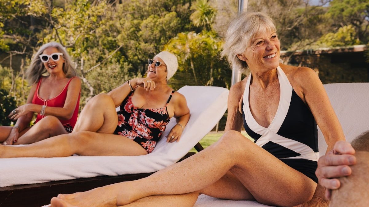 Tankinis provide coverage, support, and confidence at the beach