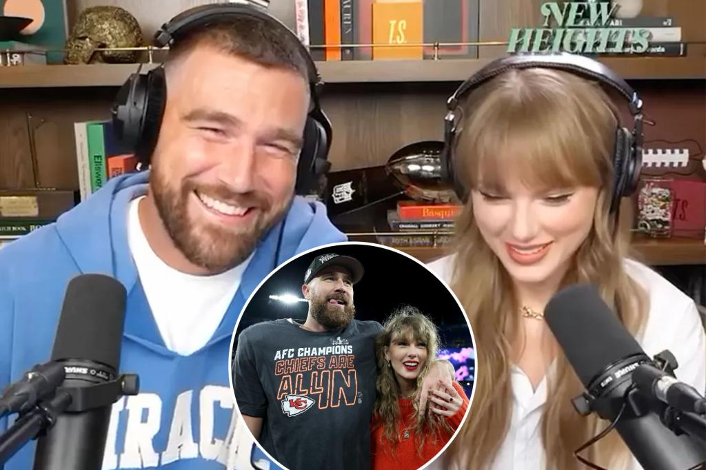 Taylor Swift discusses her boyfriend Travis Kelce's request to meet 'New Heights'