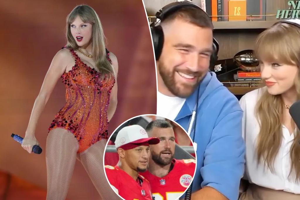 Taylor Swift shows strong support for the Chiefs docuseries featuring Travis Kelce.