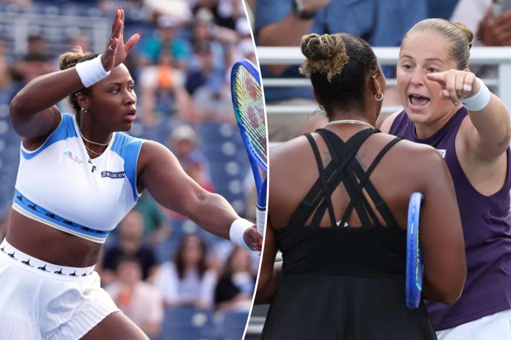 Taylor Townsend experiences support at the US Open following intense exchange with Jelena Ostapenko