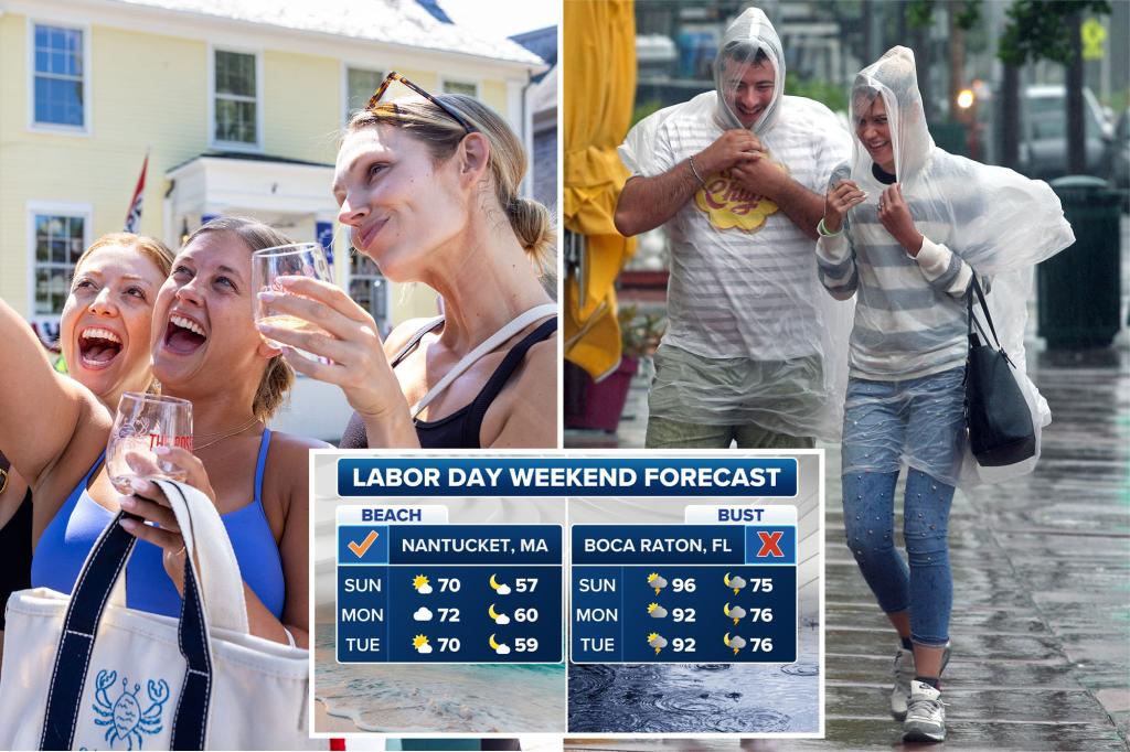 Temperatures fall as summer comes to an end on Labor Day weekend