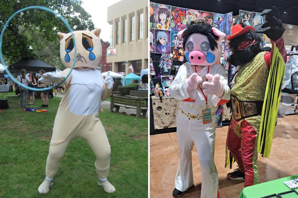 The Squonk, Pennsylvania's most unfortunate pig, is in need of some festival joy