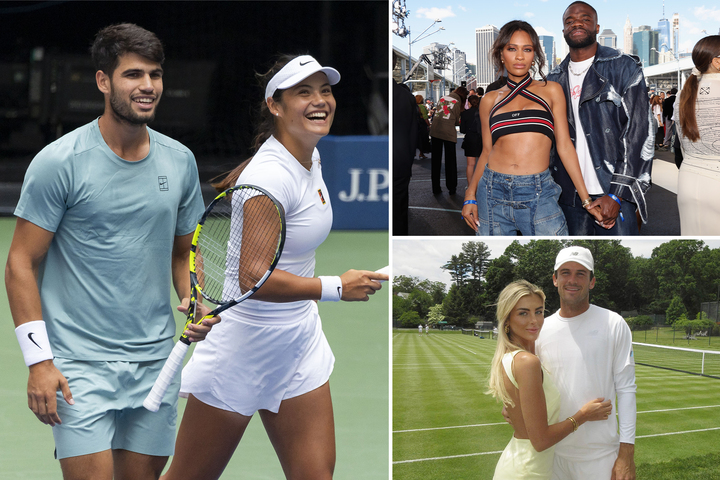 The US Open is showcasing romantic moments both in the matches and beyond.