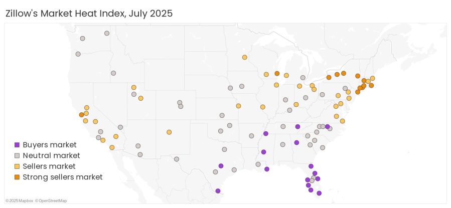 The most competitive real estate markets in the country have shifted in 2025.