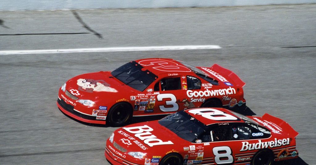 The return of Dale Earnhardt's famous 'Taz' Looney Tunes paint scheme to the racetrack