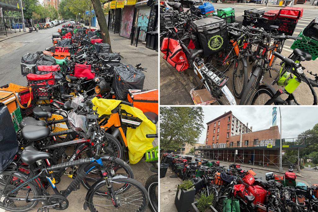 The street in NYC remains unattractive, filled with 125 e-bikes.