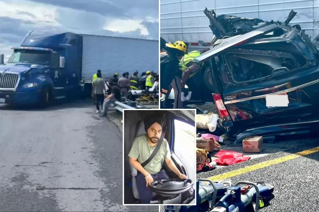 Three people killed in Florida 18-wheeler U-turn crash identified as Haitian immigrants