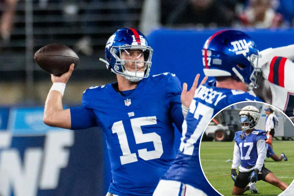 Tommy DeVito receives strong support from Wan'Dale Robinson