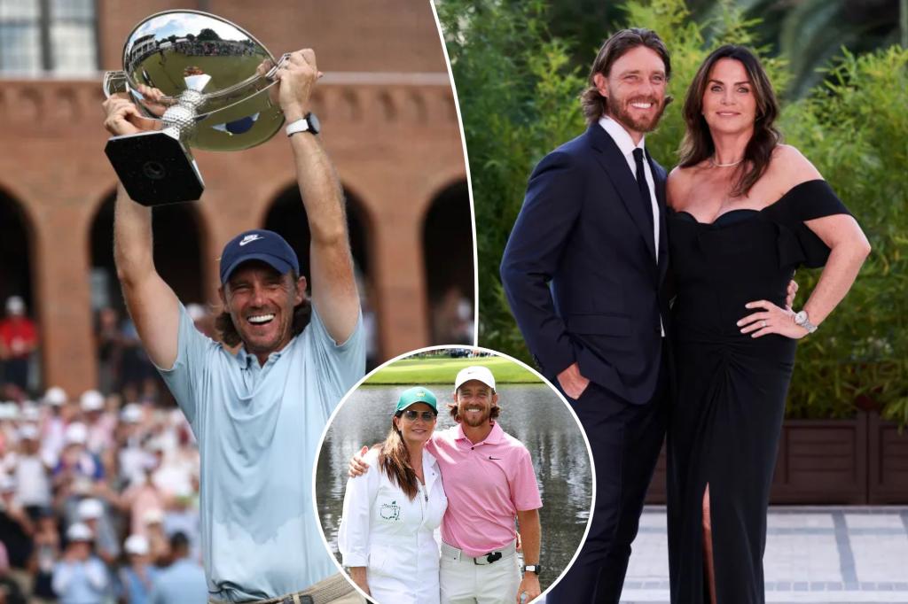 Tommy Fleetwood's wife was not present for his $10 million victory due to concerns about their age difference.
