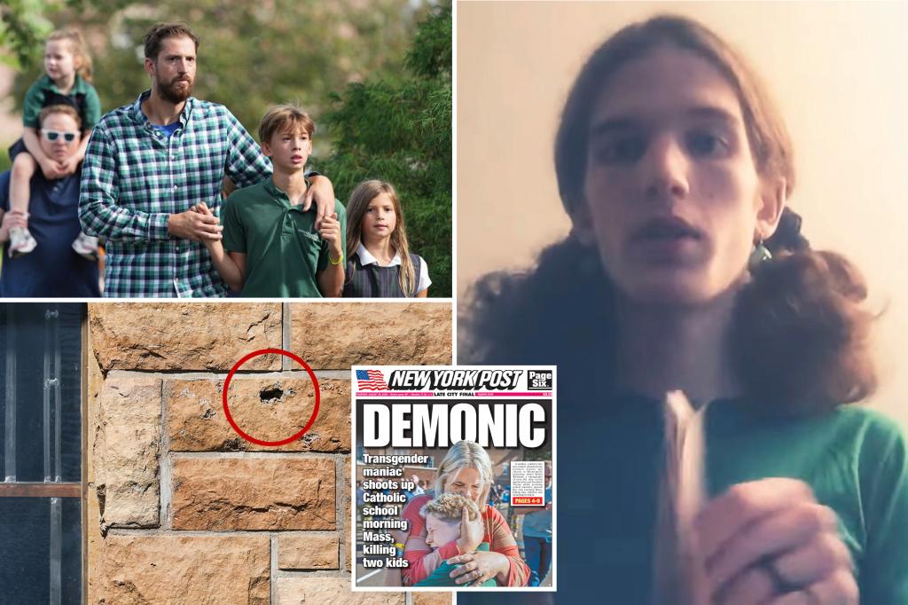 Transgender shooter Robin Westman from Minneapolis randomly fired 116 rounds at children whom he wanted to see in pain.