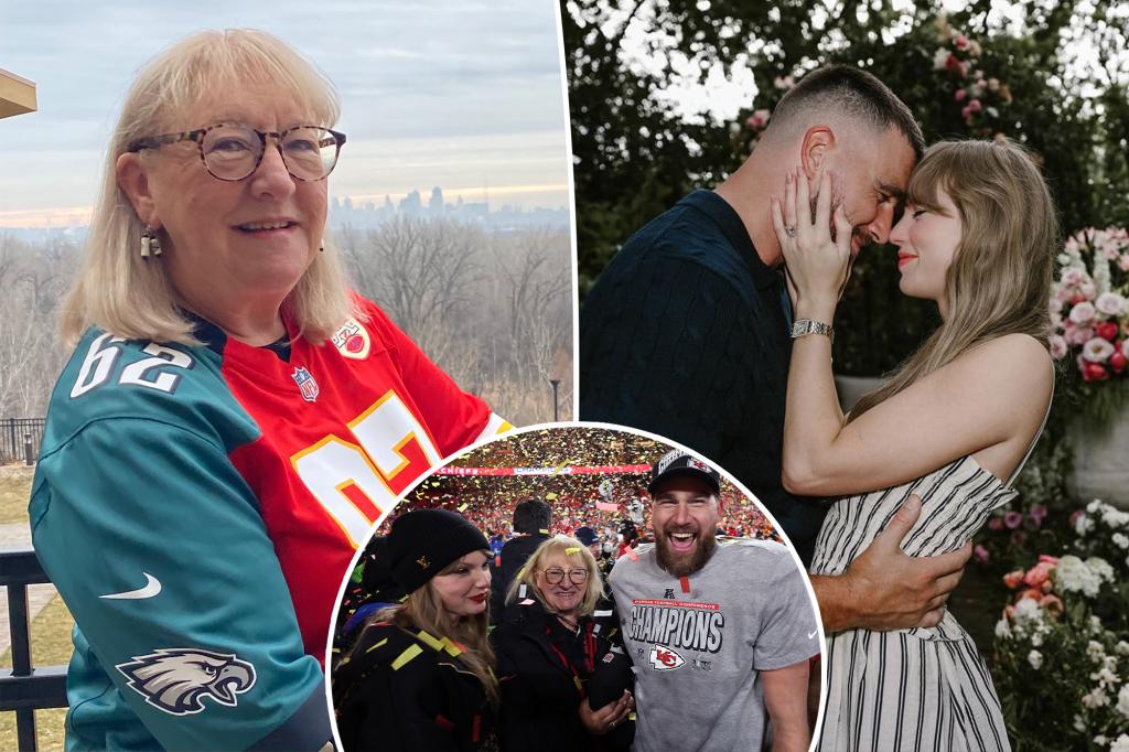 Travis Kelce's mother might have teased about Taylor Swift's engagement days before it was revealed.