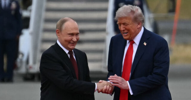Trump and Putin Shake Hands in Alaska Before Important Meeting