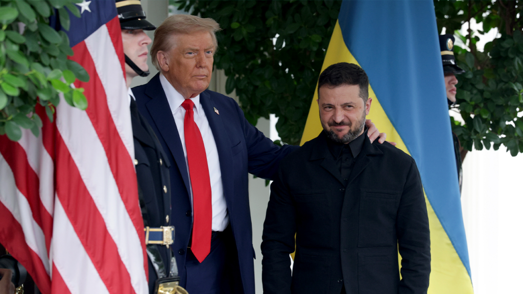 Trump and Zelenskyy gather as legislators prepare sanctions on Russia