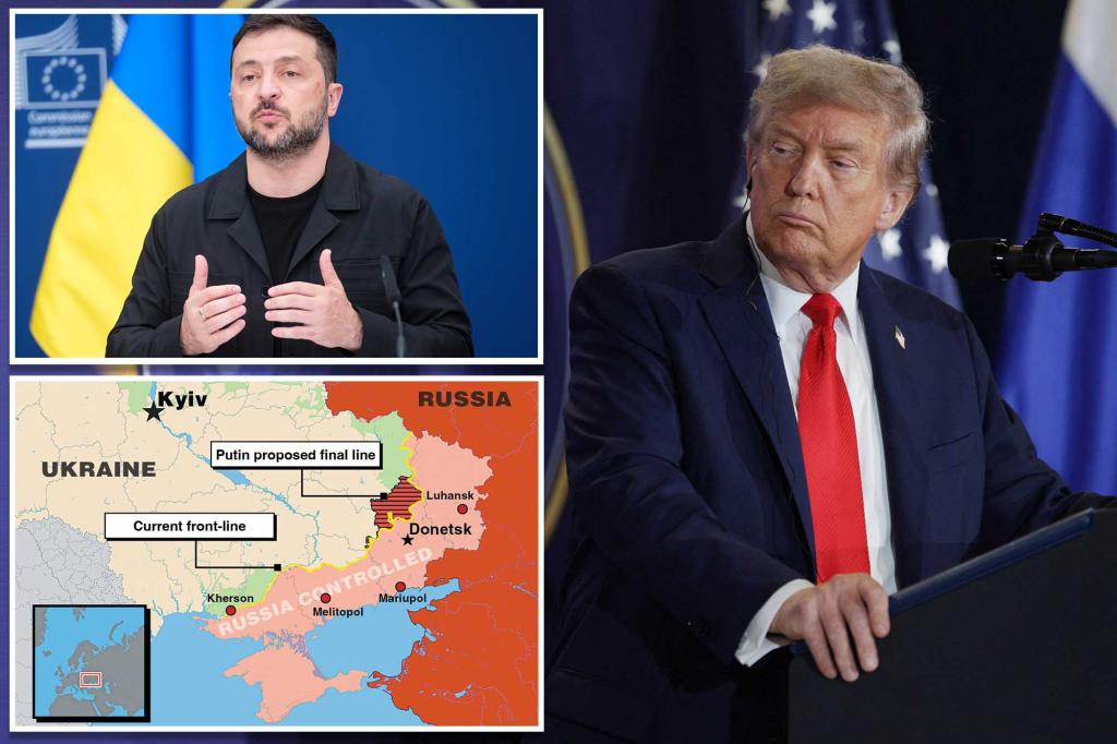 Trump claims Zelensky can resolve the conflict with Russia 'almost right away' by taking these two actions, before meeting at the White House.