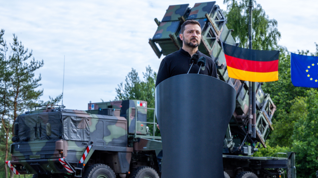 Trump commends the Patriot missile defense system during a discussion with Zelenskyy