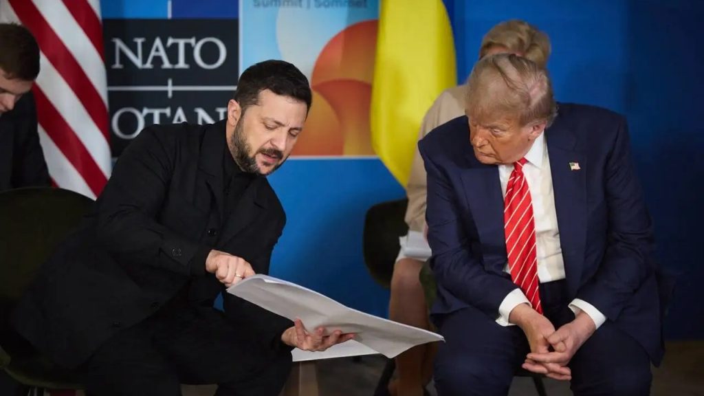 Trump comments that Zelenskyy could quickly bring the war with Russia to a close.