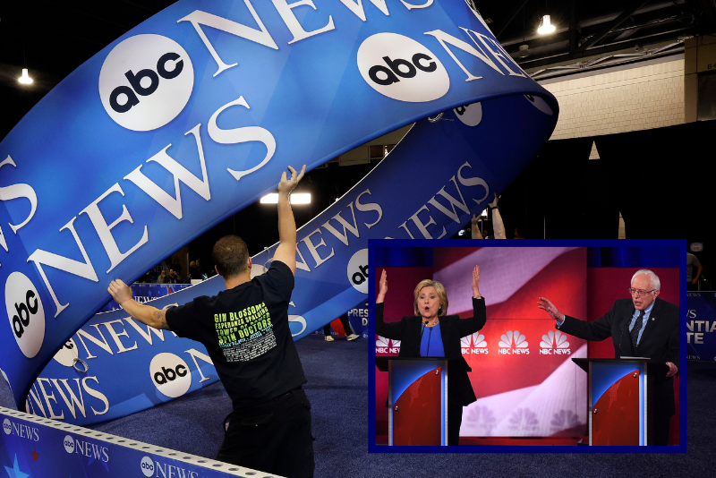 Trump criticizes ABC and NBC as a tool of the Democrat Party