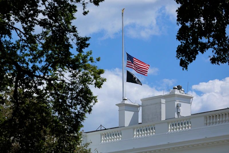 Trump directs that flags be lowered to half-staff to pay tribute to the victims of the Minnesota shooting
