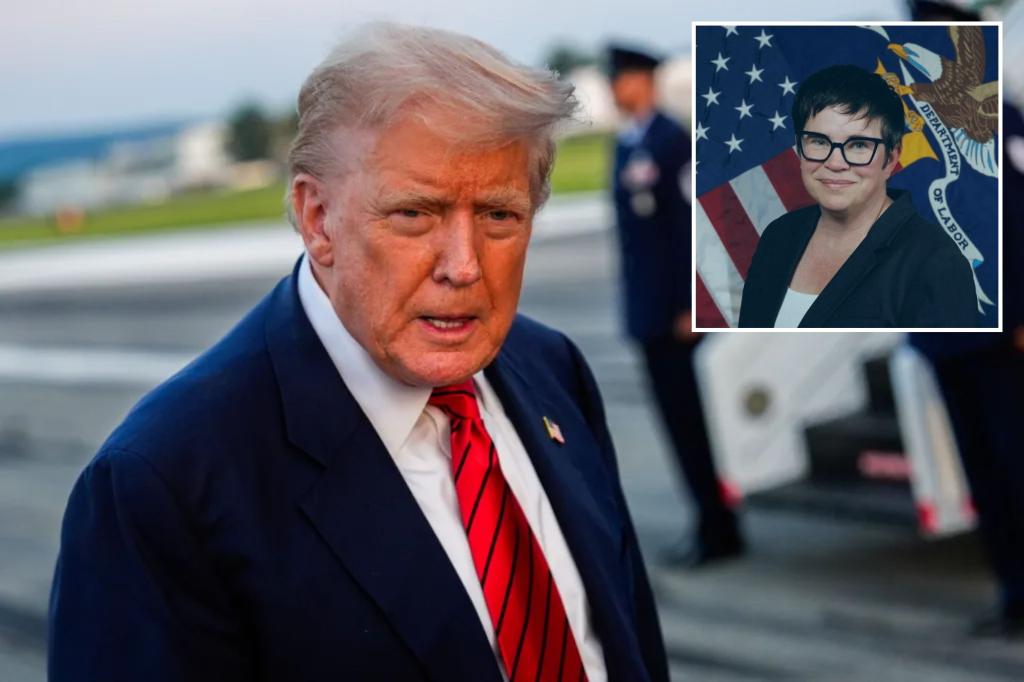 Trump labels terminated BLS commissioner's job figures as the 'largest errors in more than 50 years'