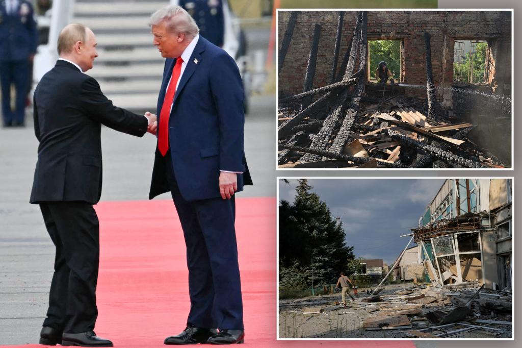 Trump reports positive discussions with Putin since Monday's talks, but provides no specifics on Ukraine meeting as Russia continues its attacks.