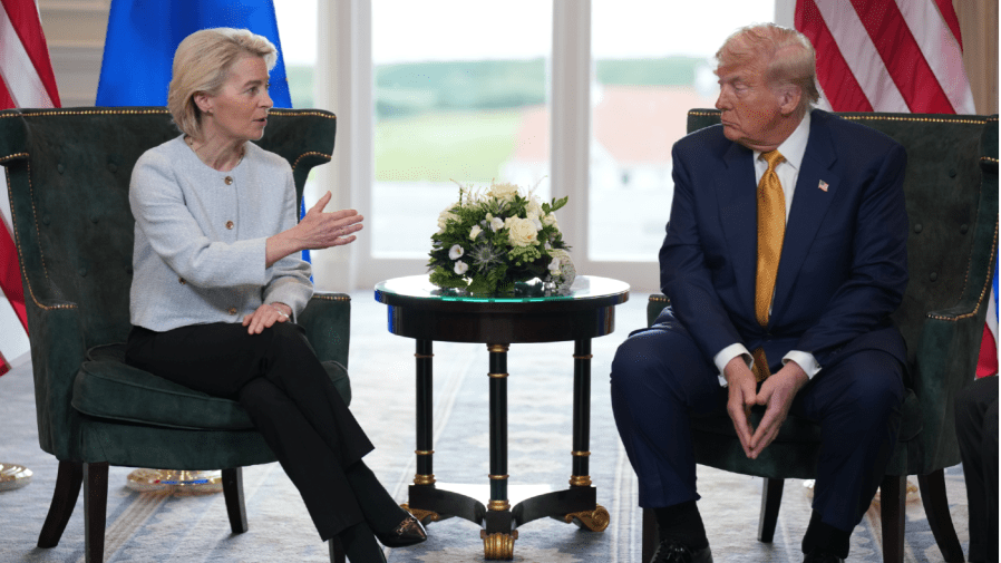 Trump says he discussed missing children with EU chief