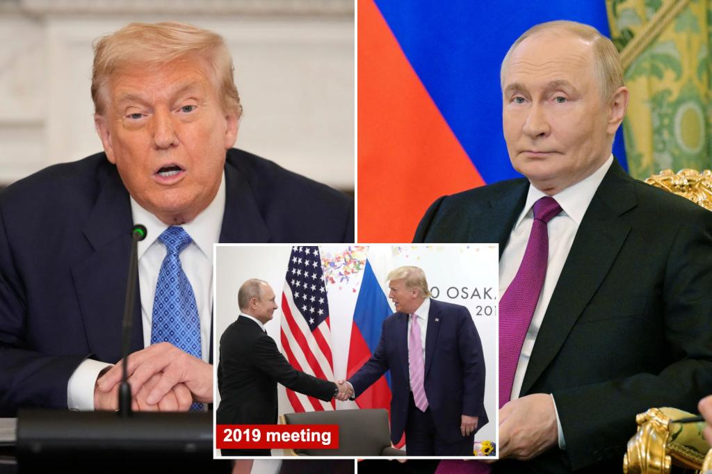 Trump states that there will be a meeting with Russia in recent effort to resolve the Ukraine conflict.