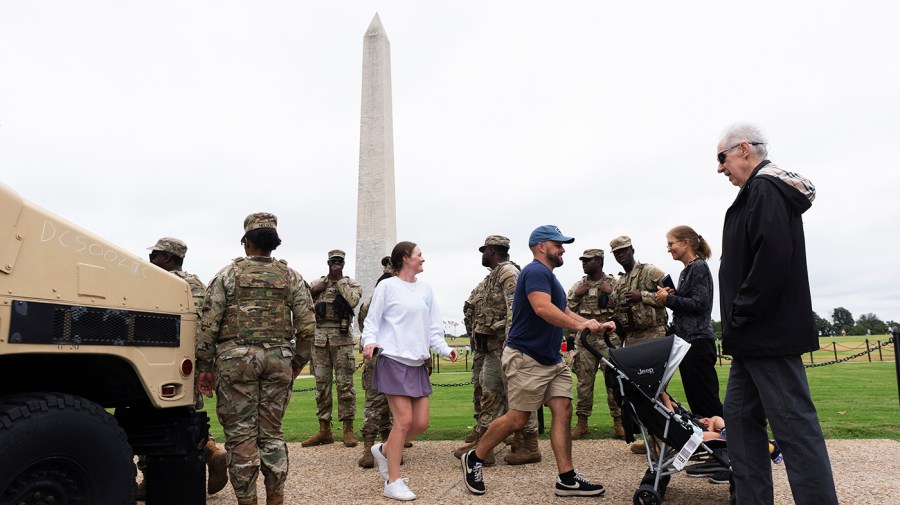 Trump adds firepower to National Guard presence in DC