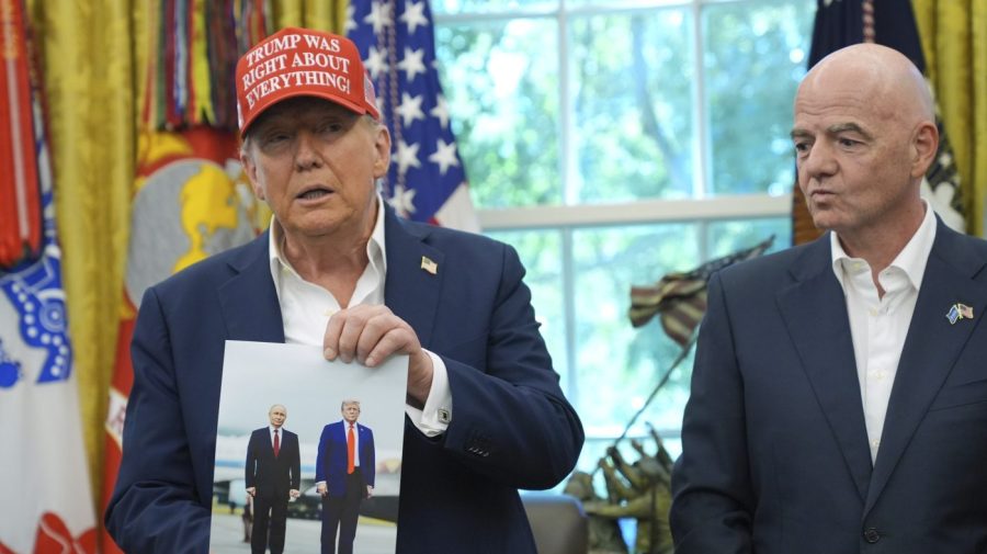 Trump suggests Putin might be present at the FIFA World Cup in North America.