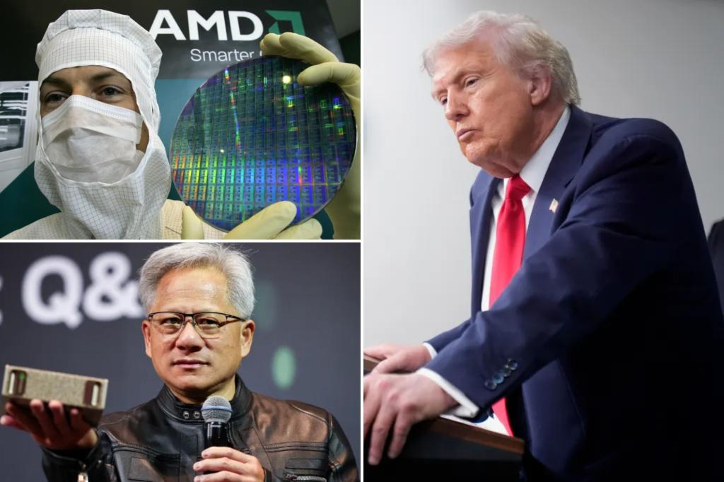 Trump supports taking a 15% share of Nvidia and AMD chip sales to China