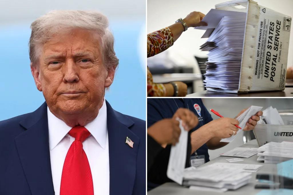 Trump to sign order about 2026 election fairness focusing on mail-in voting and ballot machines