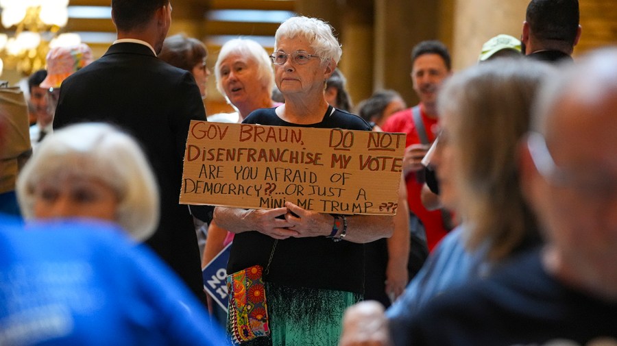 Trump's effort on redistricting faces opposition from local Republicans in Indiana