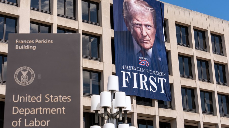 Trump’s propaganda banners show his desire for authoritarian control