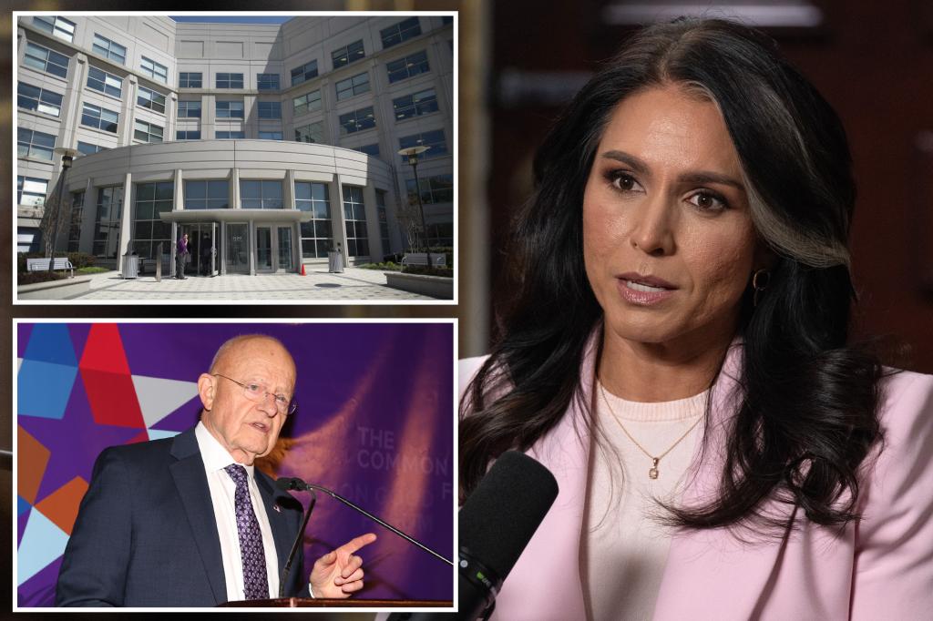 Tulsi Gabbard plans to reduce the ODNI workforce by 40% and remove 'politicized' offices.