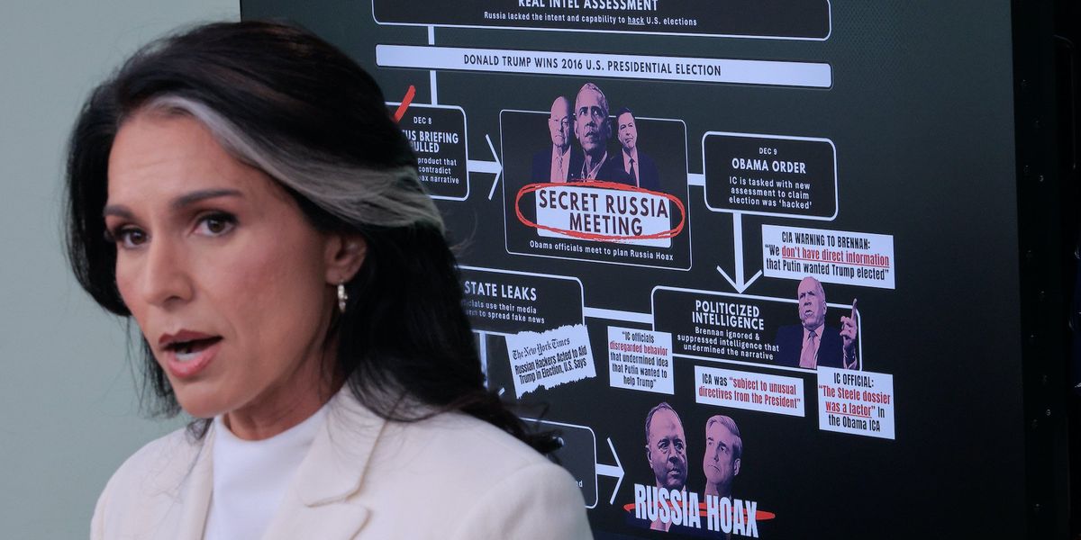 Tulsi Gabbard withdraws security clearances for many officials due to Russiagate