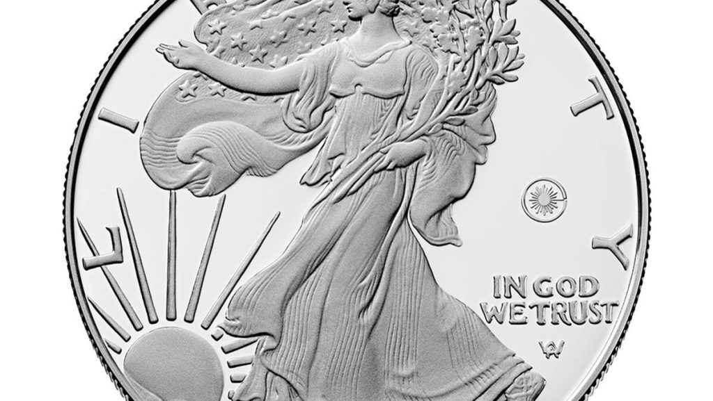 US Mint releases its first laser-engraved coin, believed to send a message to counterfeiters.