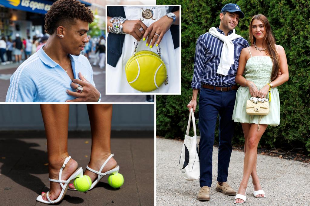 US Open showcases a stylish preppy runway as fans wear trendy tennis-inspired outfits