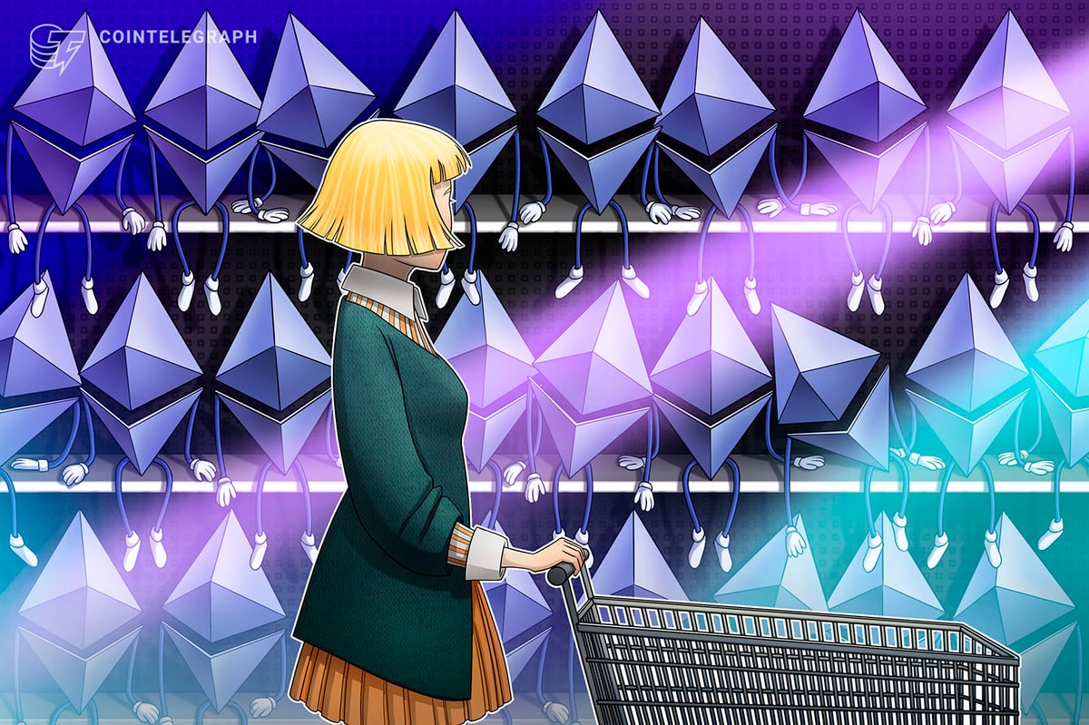 Unidentified organization purchases nearly $1 billion in Ether in a week