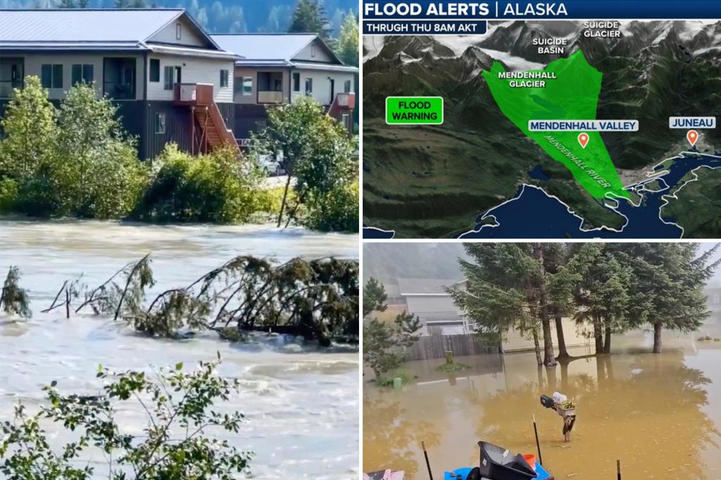 Unprecedented glacial floods endanger Alaskan capital, prompting evacuations of residents