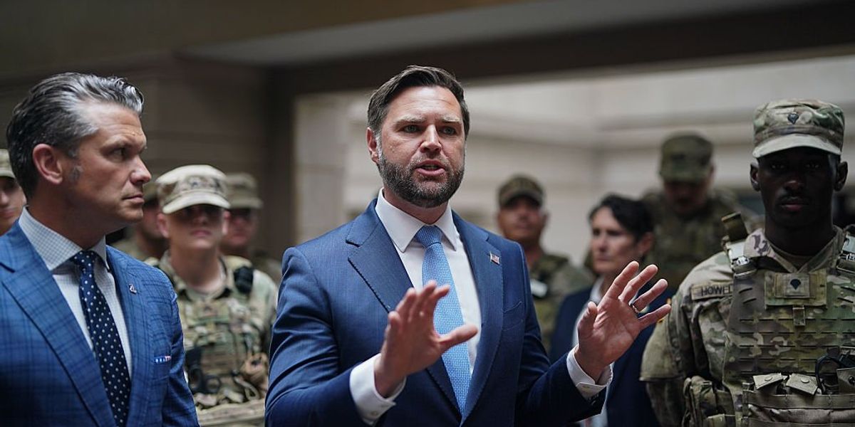 Vance criticizes protesters in DC who oppose safety and counters liberal media narratives.