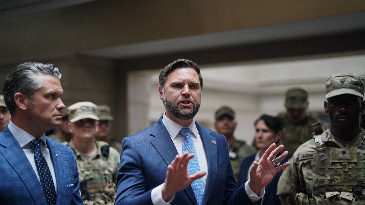 Vance indicates that the National Guard's role in Washington might go beyond 30 days.