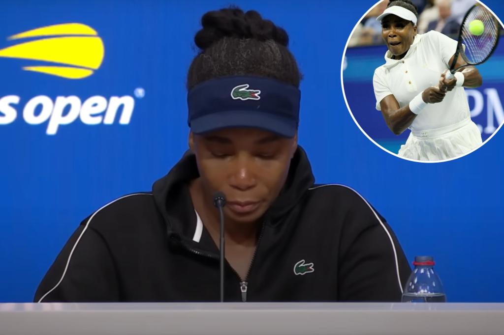Venus Williams' heartfelt US Open press conference ended abruptly due to a 'management decision'