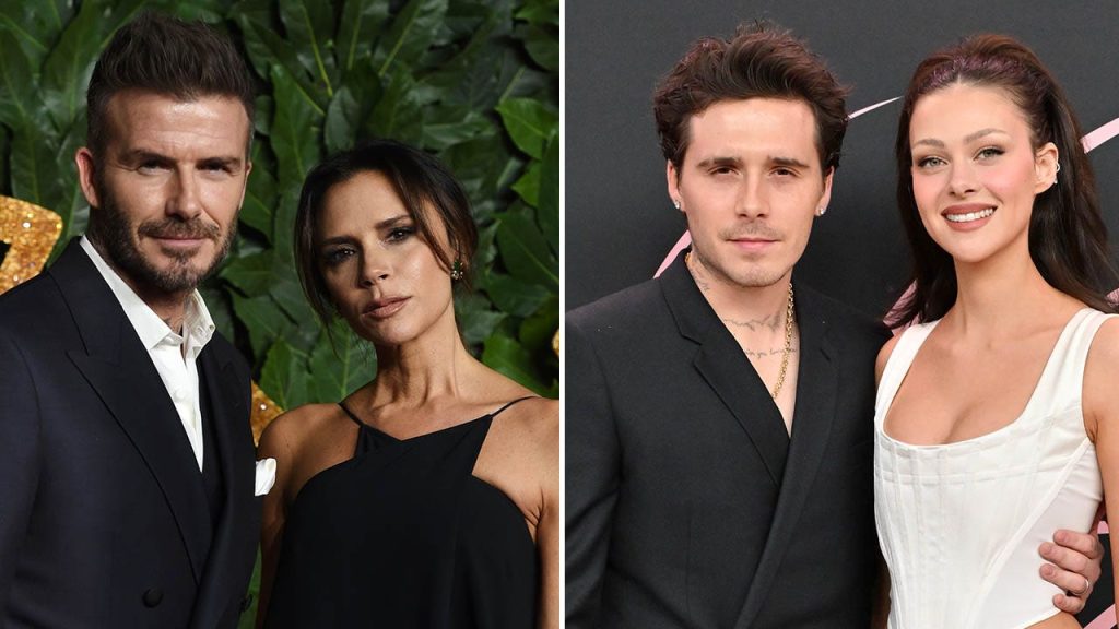 Victoria and David Beckham appear to be missing from Brooklyn and Nicola Peltz's vow renewal ceremony.